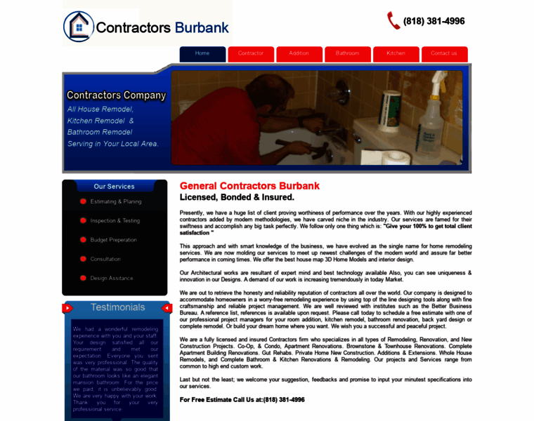 Contractorsburbank.org thumbnail