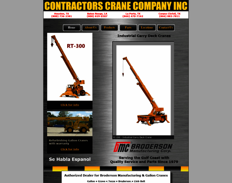 Contractorscraneco.com thumbnail