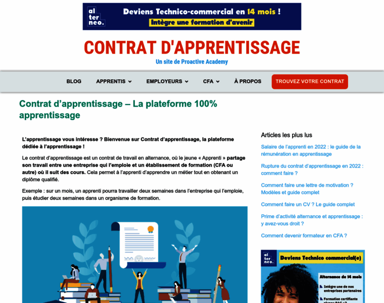 Contratdapprentissage.fr thumbnail