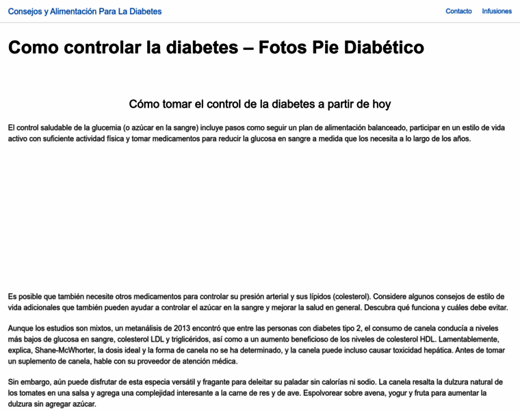 Controlaladiabetes.com thumbnail
