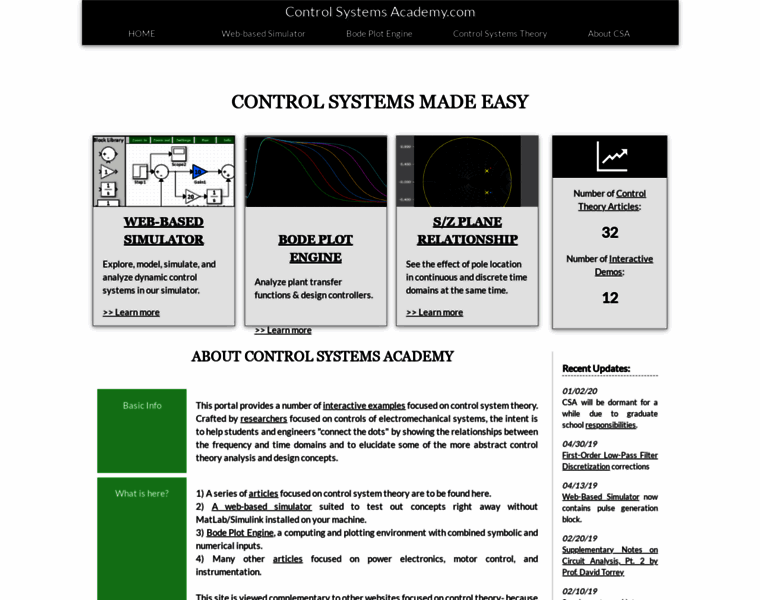 Controlsystemsacademy.com thumbnail