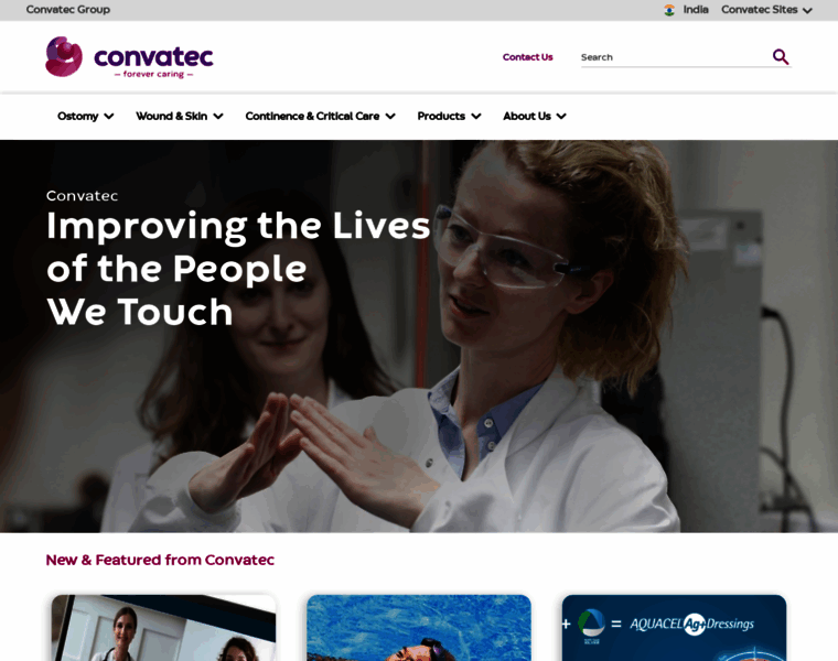 Convatec.co.in thumbnail