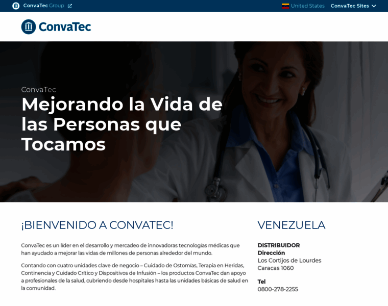 Convatec.com.ve thumbnail