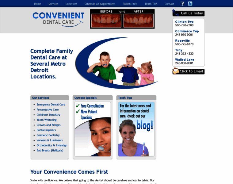 Convenientdentalcare.com thumbnail