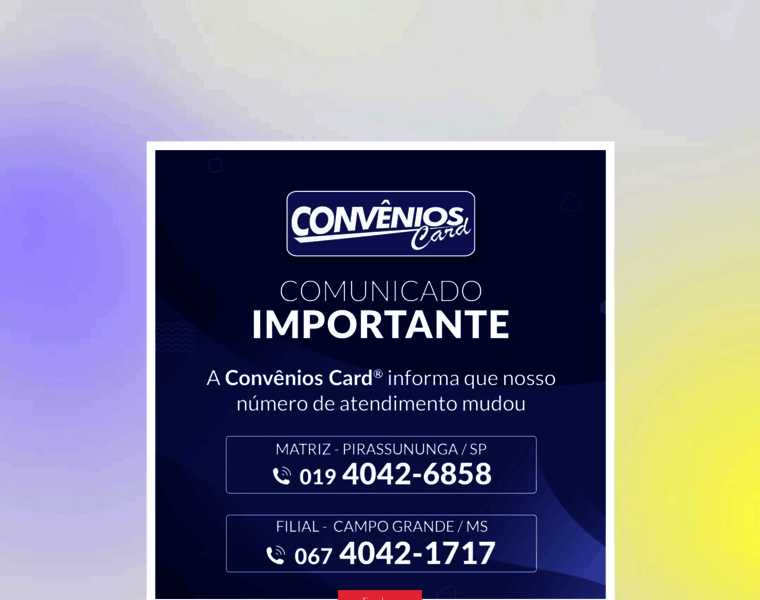Convenioscard.com.br thumbnail
