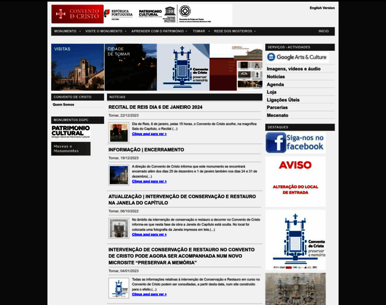 Conventocristo.gov.pt thumbnail