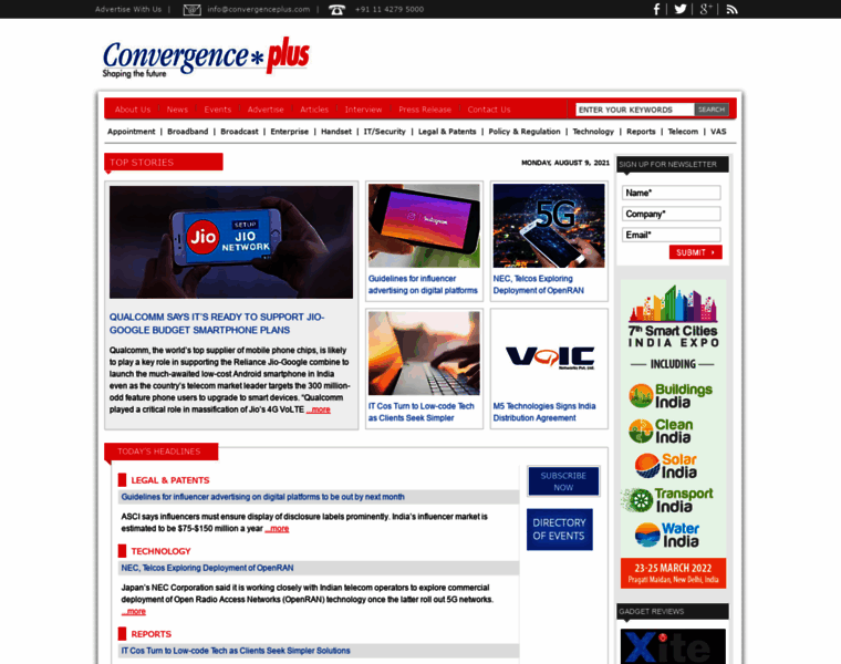Convergenceplus.com thumbnail