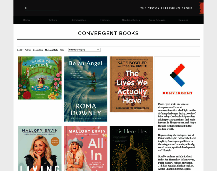 Convergentbooks.com thumbnail