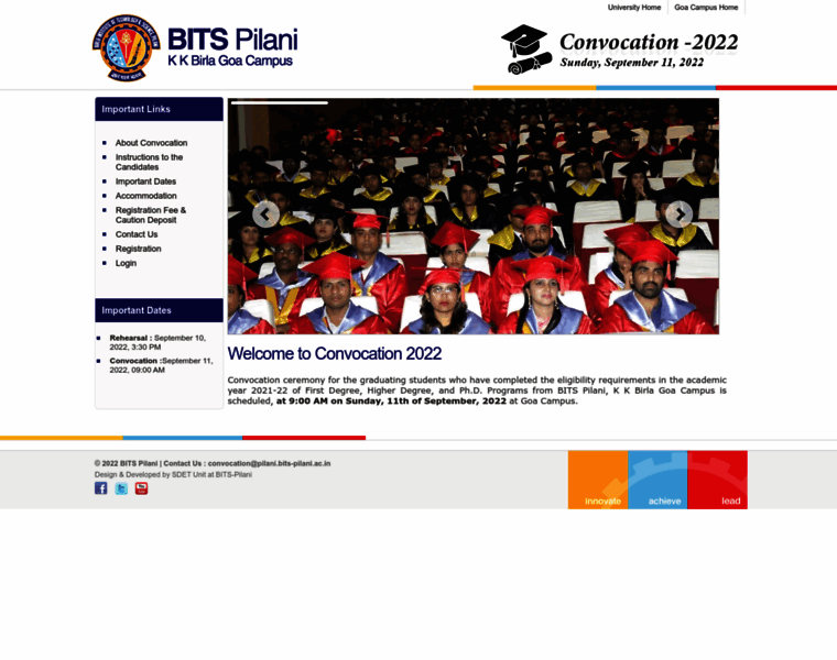 Convocation.bits-goa.ac.in thumbnail