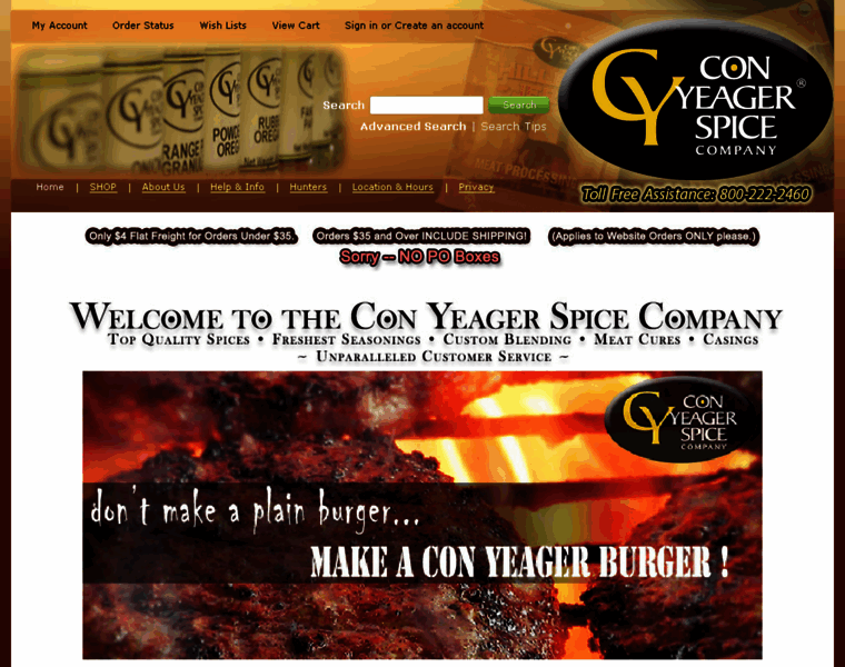 Conyeagerspice.com thumbnail