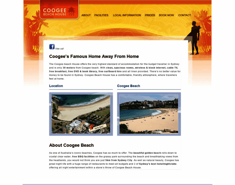 Coogeebeachhouse.com thumbnail