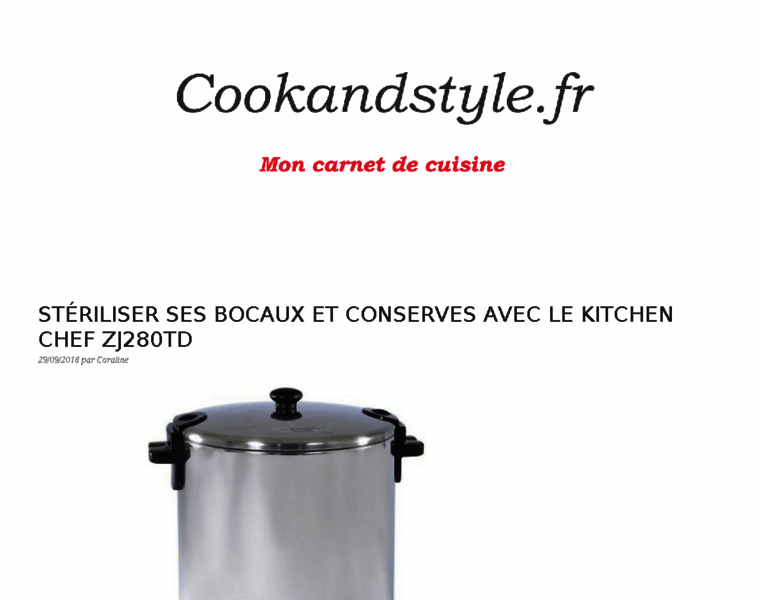 Cookandstyle.fr thumbnail