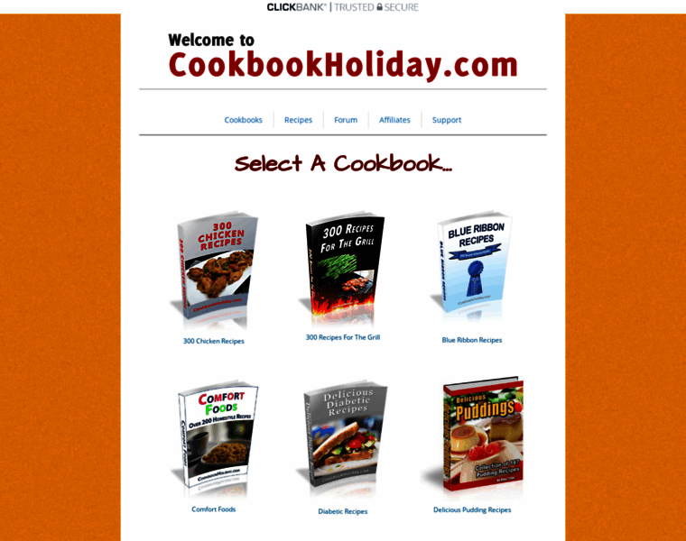 Cookbookholiday.com thumbnail