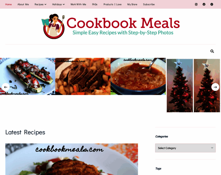 Cookbookmeals.com thumbnail