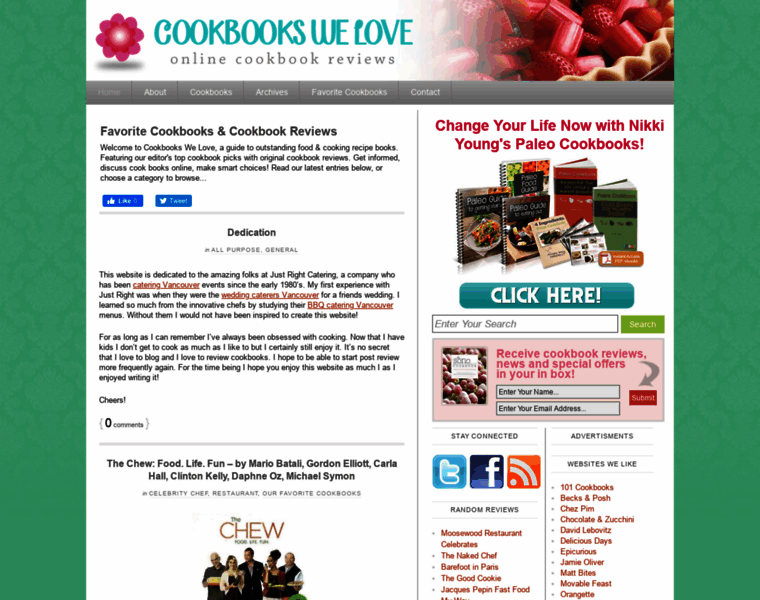 Cookbookswelove.com thumbnail