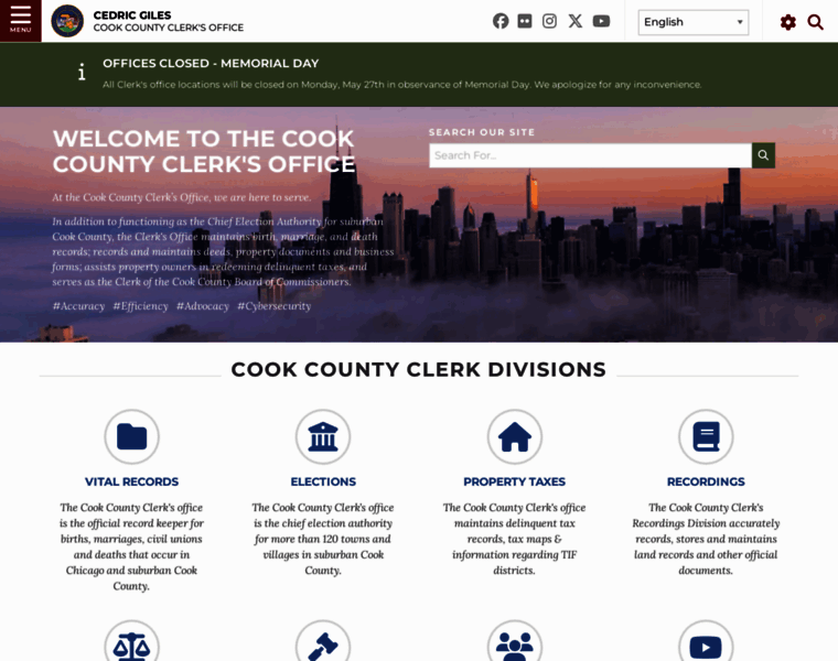 Cookcountyclerkil.gov thumbnail