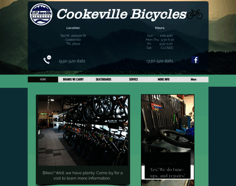 Cookevillebicycles.com thumbnail