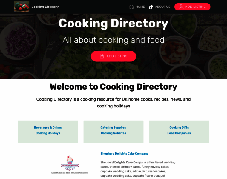 Cookingdirectory.co.uk thumbnail