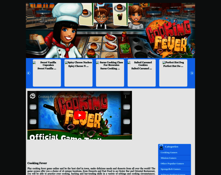 Cookingfevergame.com thumbnail