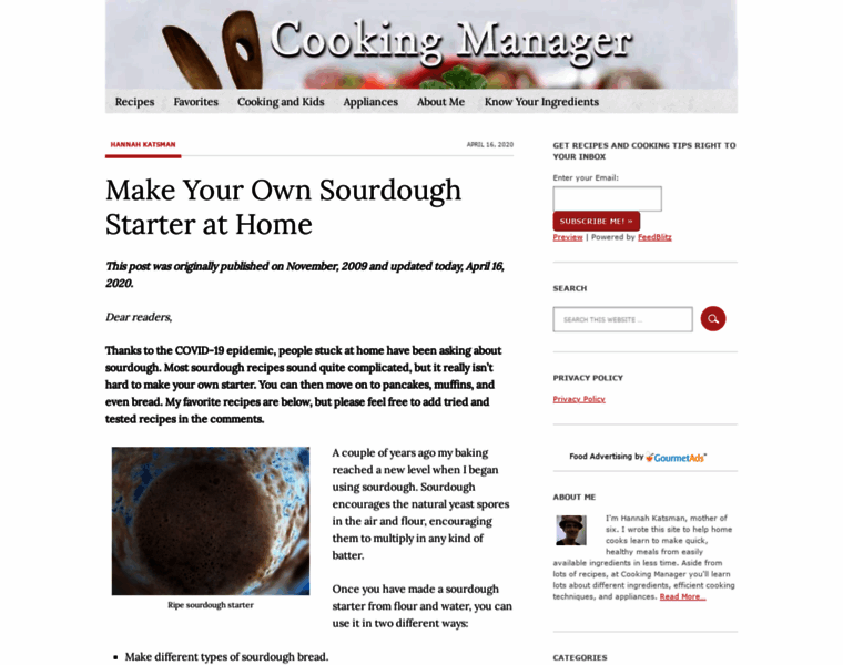 Cookingmanager.com thumbnail
