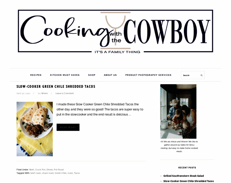Cookingwiththecowboy.com thumbnail