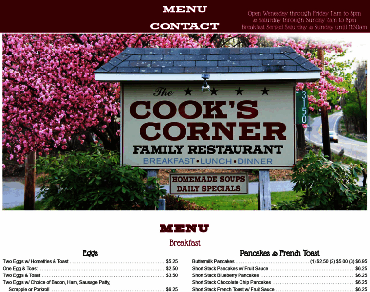 Cookscornerrestaurant.com thumbnail