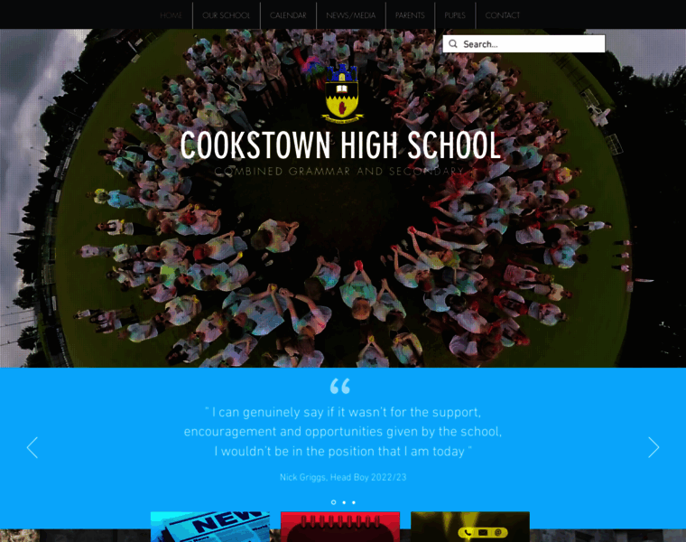 Cookstownhighschool.org thumbnail