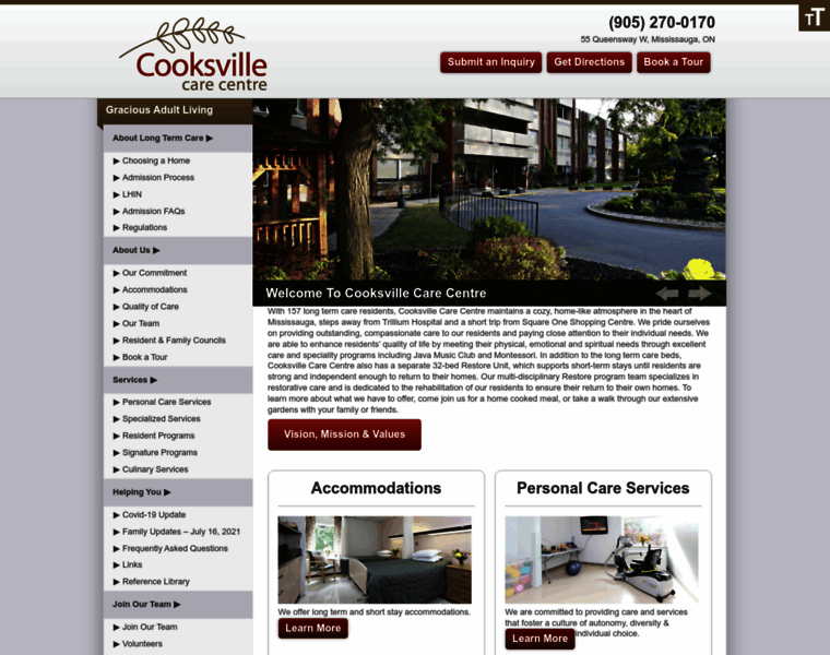 Cooksvillecarecentre.ca thumbnail
