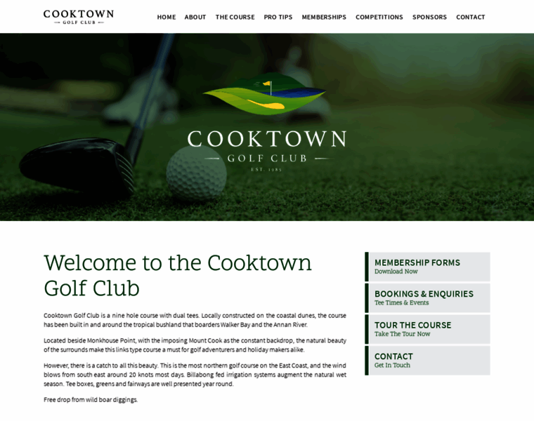 Cooktowngolflinks.com.au thumbnail