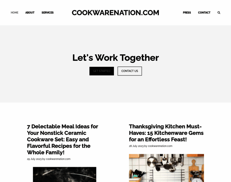 Cookwarenation.com thumbnail