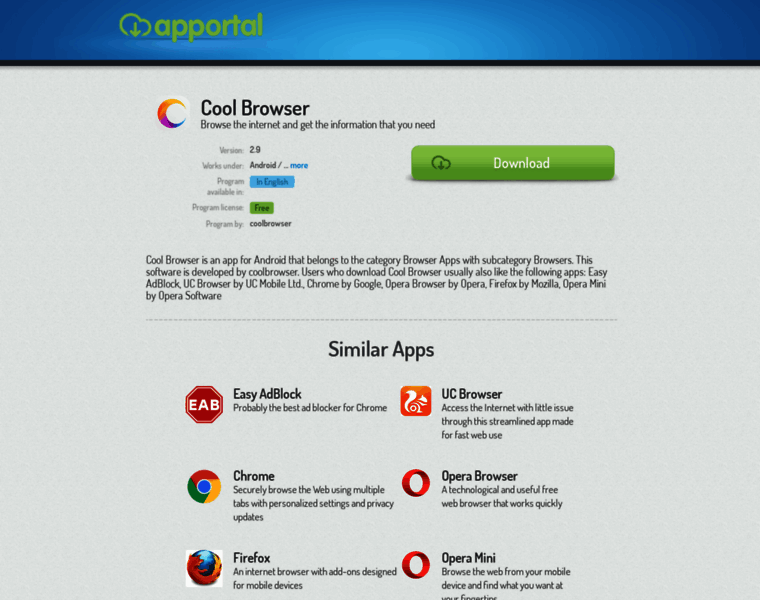 Cool-browser.apportal.co thumbnail