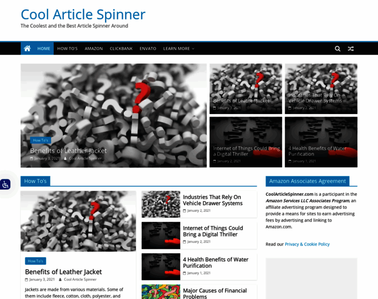 Coolarticlespinner.com thumbnail
