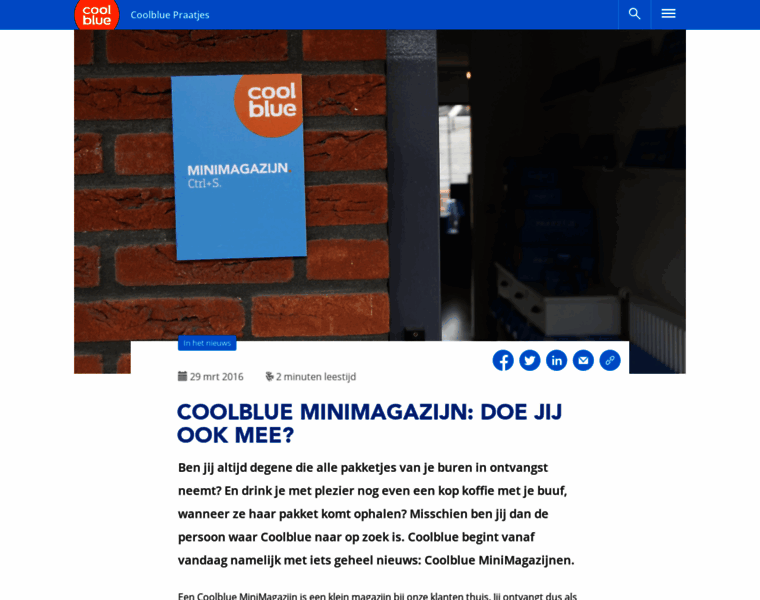 Coolblueminimagazijn.nl thumbnail