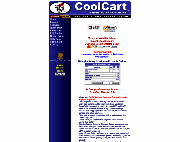 Coolcart.com thumbnail