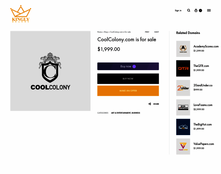 Coolcolony.com thumbnail