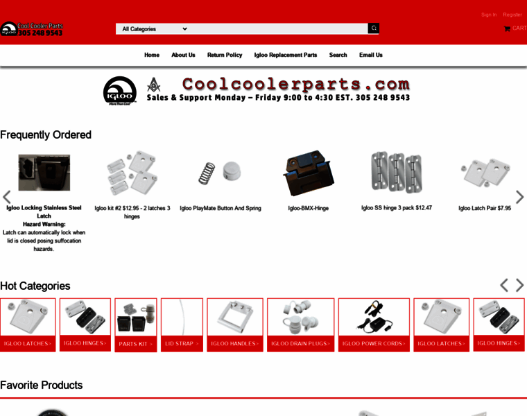 Coolcoolerparts.com thumbnail
