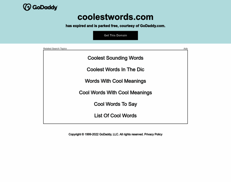 Coolestwords.com thumbnail
