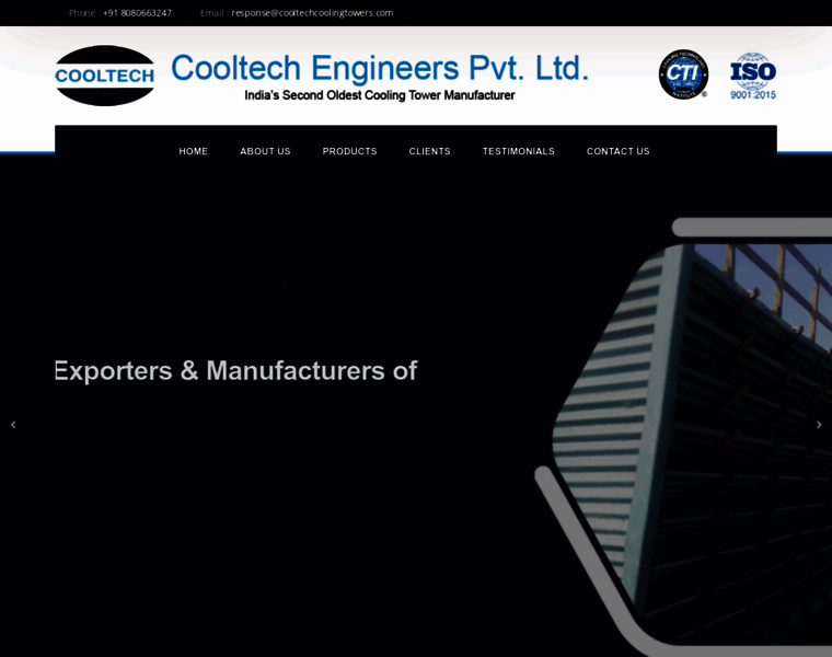Cooltechcoolingtowers.com thumbnail