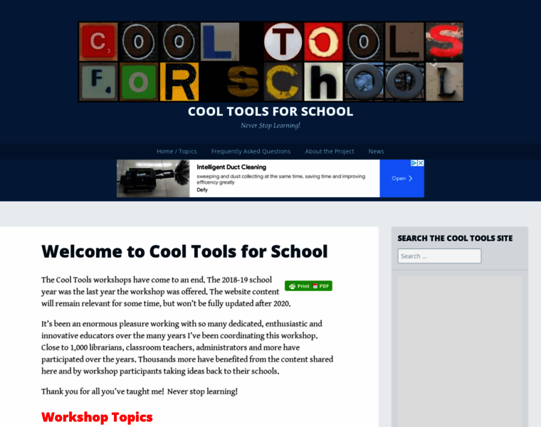 Cooltoolsforschool.net thumbnail