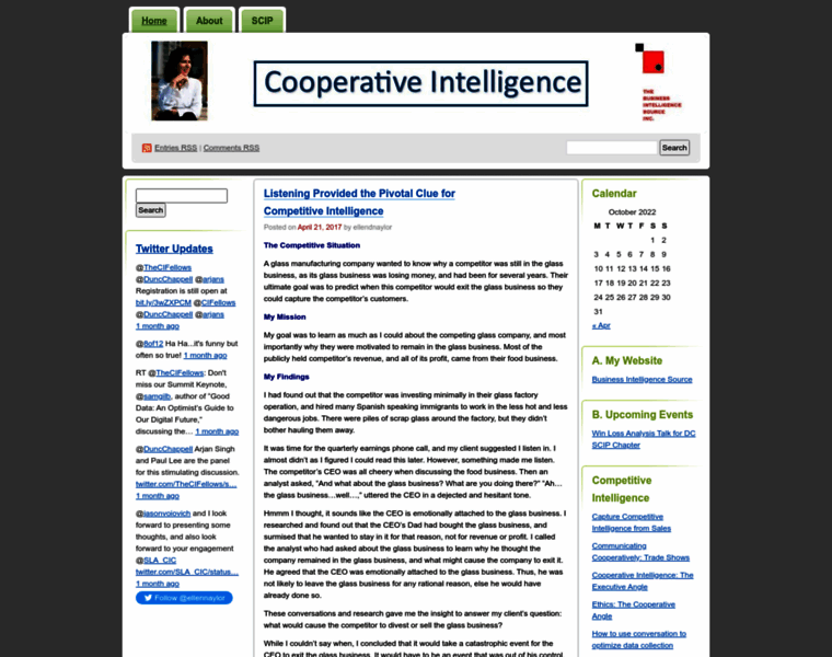 Cooperativeintelligenceblog.com thumbnail