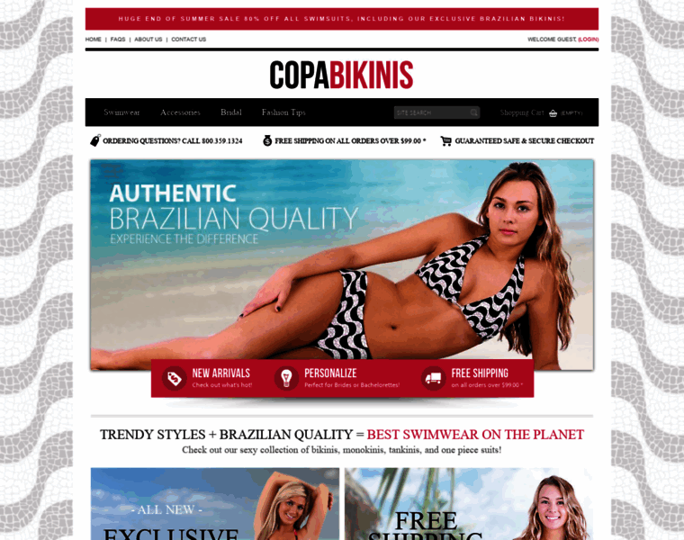 Copabikinis.com thumbnail