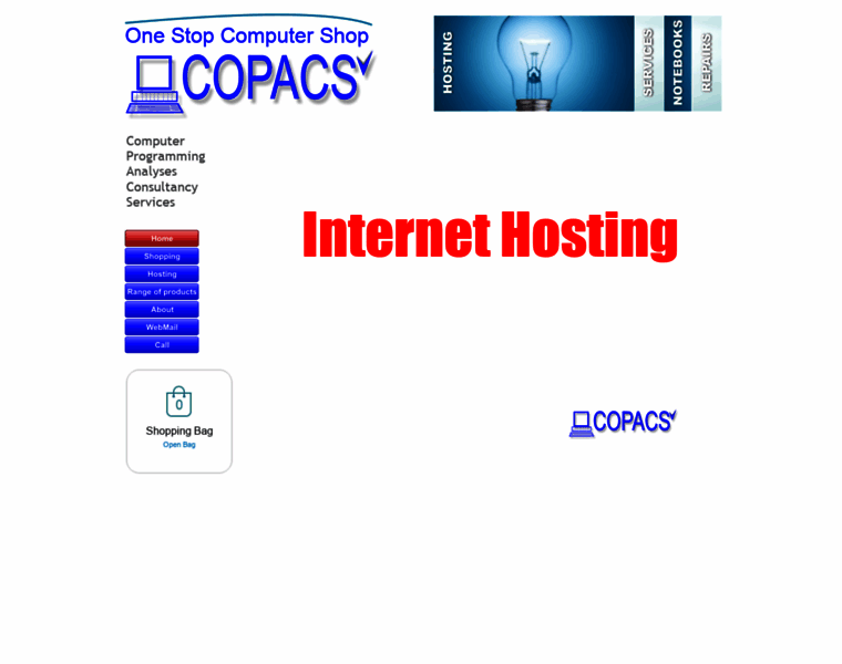 Copacs.com thumbnail
