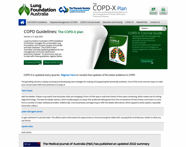 Copdx.org.au thumbnail