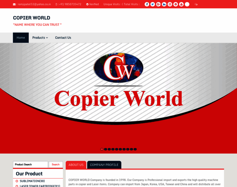 Copierworld.co.in thumbnail
