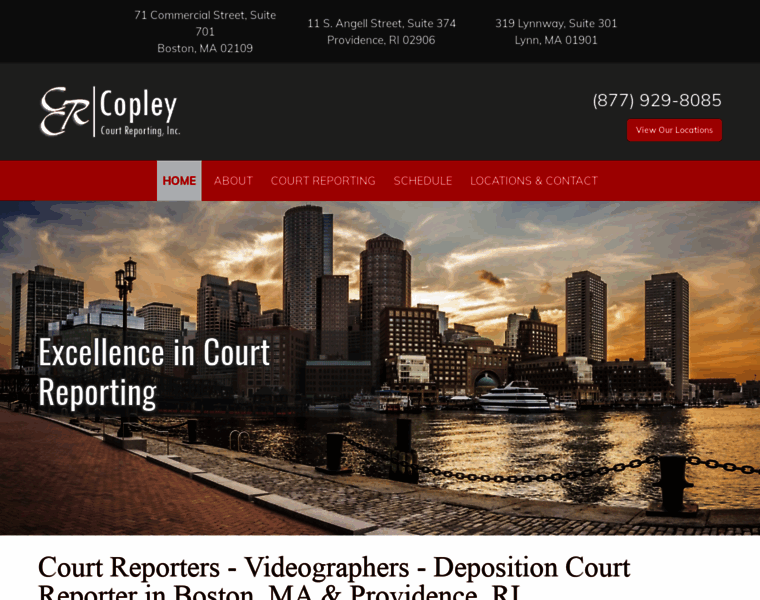 Copleycourtreporters.com thumbnail