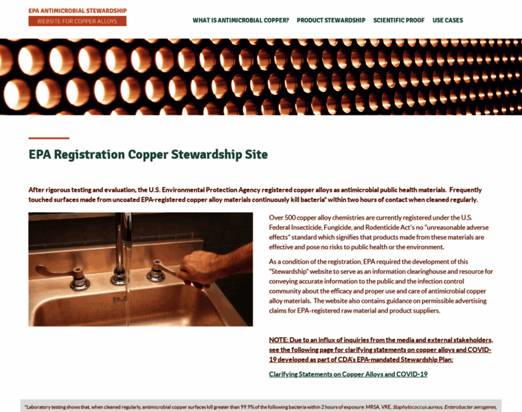 Copperalloystewardship.com thumbnail