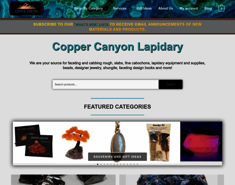 Coppercanyonlapidary.com thumbnail