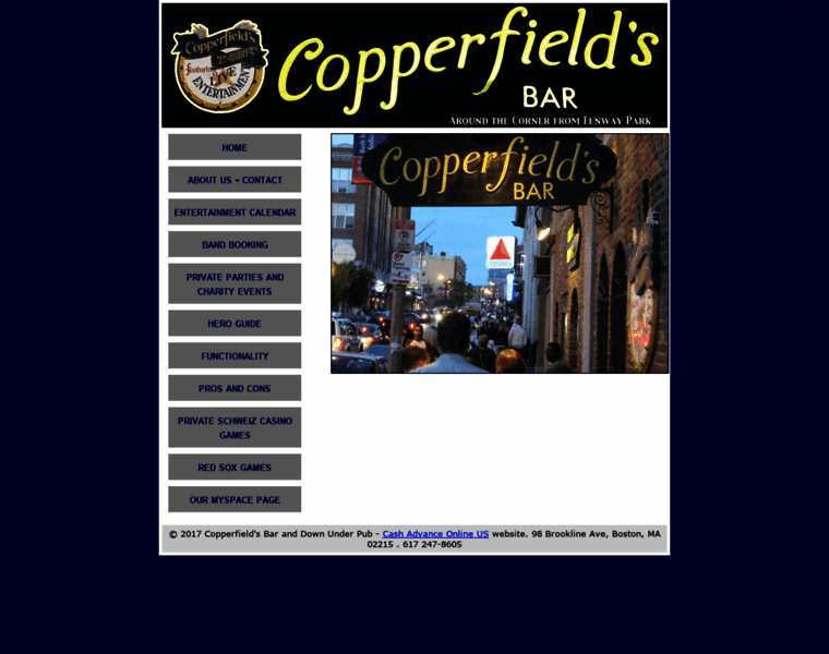 Copperfieldsbar.com thumbnail
