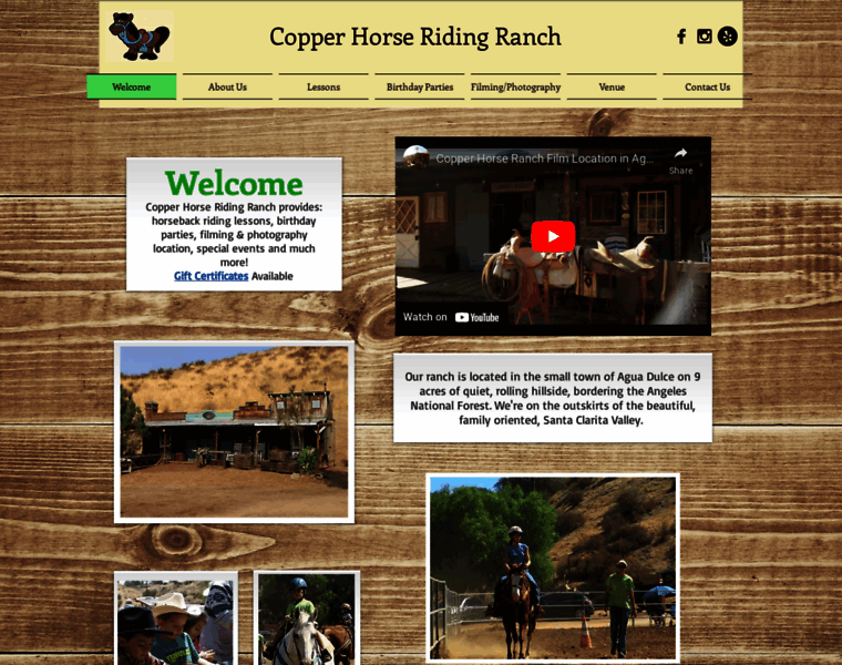 Copperhorseridingranch.com thumbnail