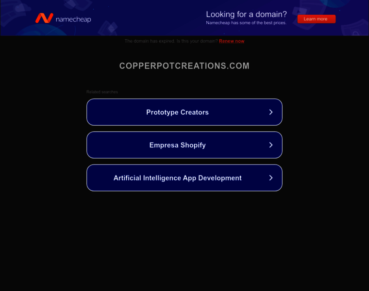 Copperpotcreations.com thumbnail